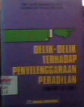 Delik-delik terhadap penyelenggaraan peradilan (contempt of court)