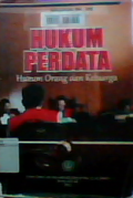 Hukum perdata : Hukum orang dan keluarga