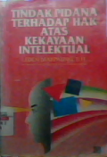 Tindakan pidana terhadap hak atas kekayaan intelektual