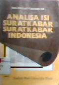 Analisa Isi Surat kabar Surat Kabar Indonesia