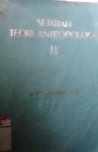 Sejarah teori antropologi II