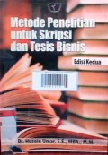 Metode penelitian untuk skripsi dan tesis bisnis