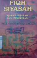 Fiqh siyasah : Ajaran  sejarah dan pemikiran