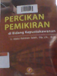 Percikan pemikiran di bidang kepustakawanan