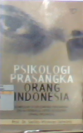 Psikologi prasangka orang Indonesia