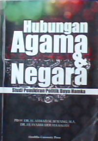 Hubungan agama dan negara studi pemikiran politik Buya Hamka