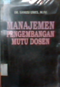 Manajemen Pengembangan Mutu Dosen