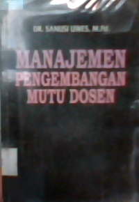 Manajemen Pengembangan Mutu Dosen