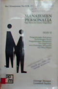 Manajemen personalia : Segi manusia dalam organisasi