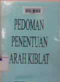 Pedoman penentuan arah kiblat