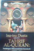 Isu-Isu Dusta Seputar Tahrif al-Qur'an : Pandangan Ahlusunnah dan Imamiyah