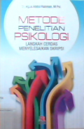 Metode Penelitian Psikologi Langkah Cerdas Menyelesaikan Skripsi