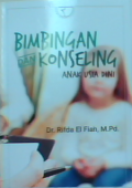 Bimbingan dan konseling : Anak usia dini