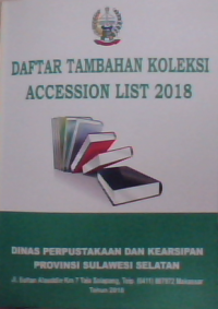 Daftar tambahan koleksi accesion list 2018