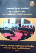 Kompilasi dan re Publikasi Putusan-putusan Perkara Pidana Penistaan Agama