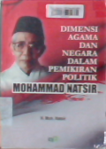 Dimensi agama dan negara dalam pemikiran politik