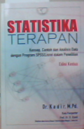 Statistika terapan; konsep, contoh dan analisis data dengan program SPSS/Lisrel dalam penelitian