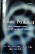 Hukum Perikatan:Penjelasan Makna Pasal 1233 Sampai 1456 BW