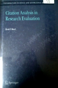 Citation analysis in research evaluation