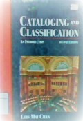 Cataloging and classification an introduction