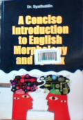 A concise introduction to english morphology and syntax