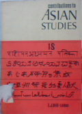 Contributions to asian studies