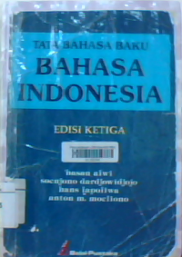 Tata bahasa baku bahasa Indonesia