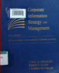Corporate information strategy and menagement: The challenges of managing in a network economy