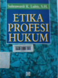 Etika profesi hukum