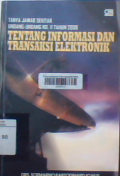 Tanya jawab sekitar undang-undang no. 11 tahun 2008 tentang informasi dan transaksi elektronik