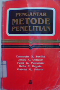 Pengantar metode penelitian