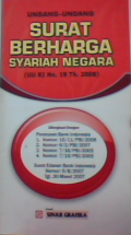 Undang-undang surat berharga syariah negara (UU RI No. 19 Th. 2008)