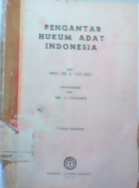 Pengantar hukum adat di Indonesia