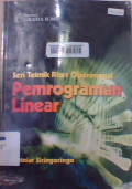 Seri Teknik Riset Operasional Pemrograman Linear