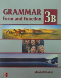 Image of Grammar form and function 3B