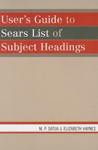 Image of User's guide to sears list of subject headings