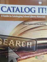 Image of Catalog it!: a guide to cataloging school library materials