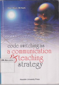 Image of Code switching as a communication and teaching strategy