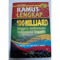 Image of Kamus Lengkap 100 Milliard : inggris-indonesia-indonesia-inggris