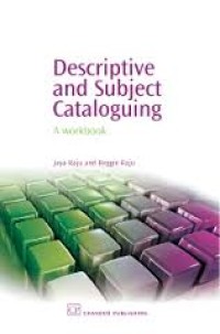 Image of Descriptive and subject cataloguing : a workbook
