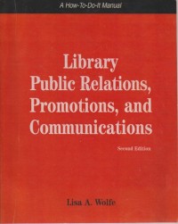 Image of Library public relations, promotions, and communications