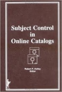 Image of Subject control in online catalogs